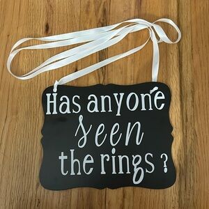 Ring Bearer Sign